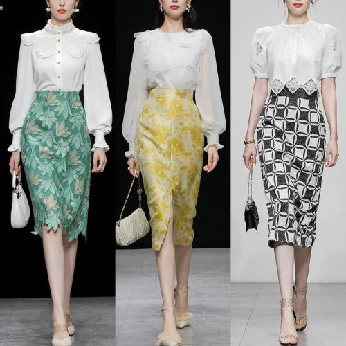 Wear less pants in summer, too stuffy! These 4 skirts are popular this year, looks slim and advanced
