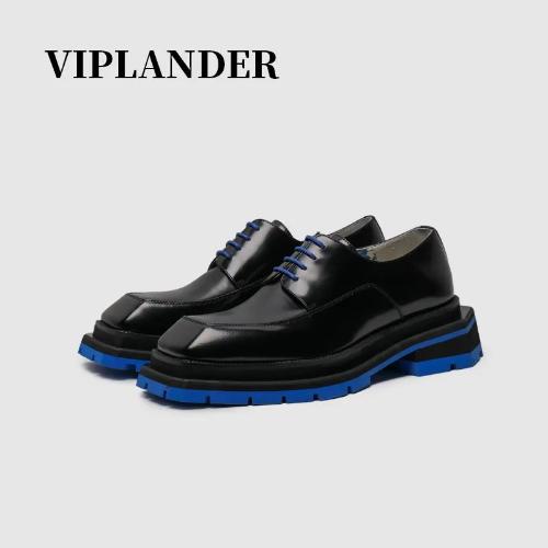 Leather platform shoes, a style that young people will fall in love with
