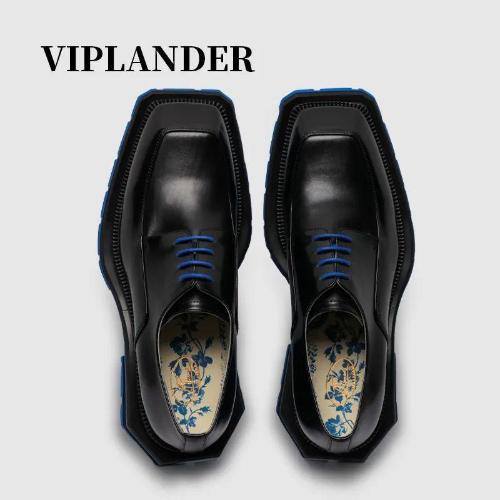 Leather platform shoes, a style that young people will fall in love with
