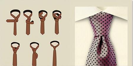 Men's suits and formal wear, three common ways to tie a tie, let's learn together
