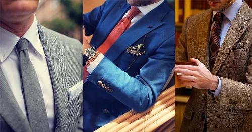 Details of a men's suit - how to properly use pockets
