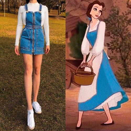 Even cartoon characters can wear it better than you! Outfit in color of cartoon, which one do you like best?

