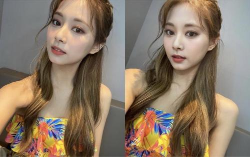 "Selfie Zhou Tzuyu" Beauty stay Korea! Headline Praise: Captivating Beauty
