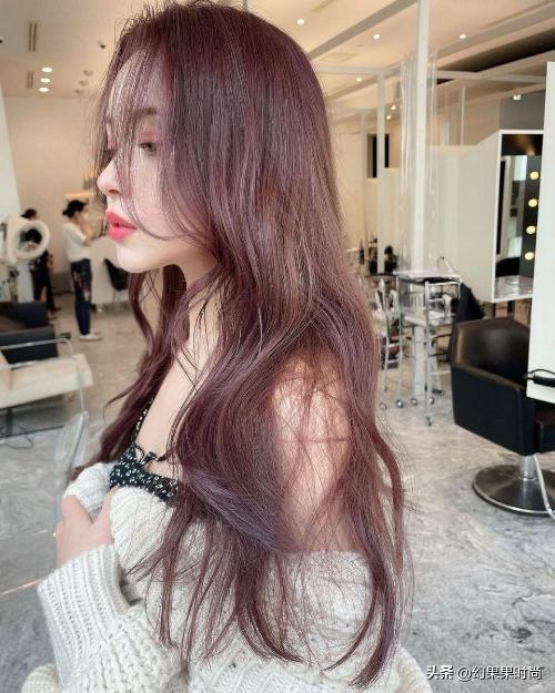 "2021 hair color recommendation" Most popular romantic hair color among Japanese girls "#那粉木"
