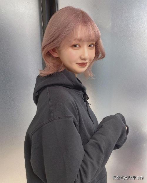 "2021 hair color recommendation" Most popular romantic hair color among Japanese girls "#那粉木"
