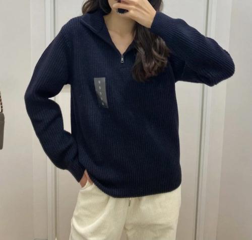 Uniqlo Treasures of Uniqlo! Fitted sweater with a stand-up collar, all girls who know how to wear it have already started
