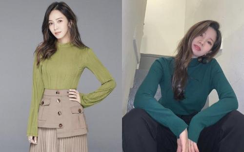 Celebrities all over world wear green! Hot model wears Grass Green Deep V Fashion, netizen sniffs nosebleeds
