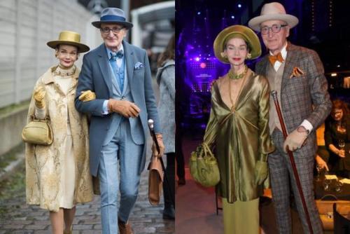 The most fashionable old couple! Learn fashion couples' clothing philosophy of "live and wear to old age".
